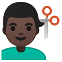 Android Oreo; U+1F487 U+1F3FF U+200D U+2642 U+FE0F; Emoji