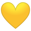 Android Oreo; U+1F49B; Emoji