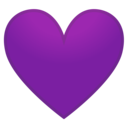 Android Oreo: Roxo | Coração | Emoção