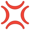 Android Oreo; U+1F4A2; Emoji