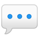 Android Oreo; U+1F4AC; Emoji
