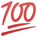 Android Oreo; U+1F4AF; Emoji
