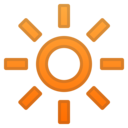 Android Oreo; U+1F506; Emoji