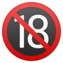 Android Oreo; U+1F51E; Emoji