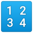 Android Oreo; U+1F522; Emoji