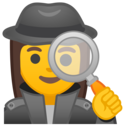 Android Oreo; U+1F575 U+FE0F U+200D U+2640 U+FE0F; Emoji