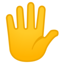 Android Oreo; U+1F590 U+FE0F; Emoji