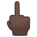 Android Oreo; U+1F595 U+1F3FF; Emoji