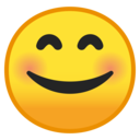 Android Oreo; U+1F60A; Emoji