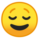 Android Oreo; U+1F60C; Emoji