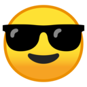 Android Oreo; U+1F60E; Emoji