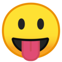 Android Oreo; U+1F61B; Emoji