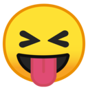 Android Oreo; U+1F61D; Emoji