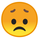 Android Oreo; U+1F61E; Emoji