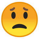 Android Oreo; U+1F61F; Emoji