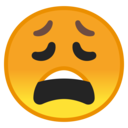 Android Oreo; U+1F629; Emoji