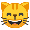 Android Oreo; U+1F638; Emoji