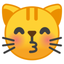 Android Oreo; U+1F63D; Emoji
