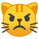 Android Oreo; U+1F63E; Emoji