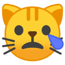 Android Oreo; U+1F63F; Emoji