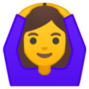 Android Oreo; U+1F646; Emoji