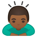 Android Oreo; U+1F647 U+1F3FE U+200D U+2642 U+FE0F; Emoji