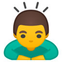 Android Oreo; U+1F647; Emoji