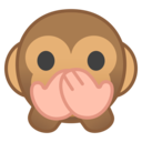 Android Oreo; U+1F64A; Emoji