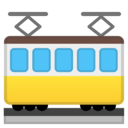 Android Oreo; U+1F68B; Emoji