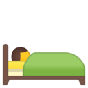 Android Oreo; U+1F6CC; Emoji