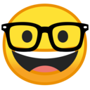 Android Oreo; U+1F913; Emoji
