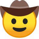 Android Oreo; U+1F920; Emoji