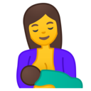 Android Oreo; U+1F931; Allaiter Emoji