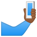 Android Oreo; U+1F933 U+1F3FE; Emoji