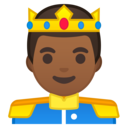 Android Oreo; U+1F934 U+1F3FE; Emoji