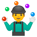Android Oreo; U+1F939; Emoji