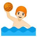 Android Oreo; U+1F93D U+1F3FB U+200D U+2642 U+FE0F; Emoji