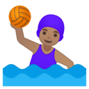 Android Oreo; U+1F93D U+1F3FD U+200D U+2640 U+FE0F; Emoji