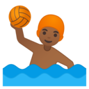 Android Oreo; U+1F93D U+1F3FE; Emoji