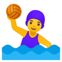 Android Oreo; U+1F93D U+200D U+2640 U+FE0F; Emoji