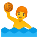 Android Oreo; U+1F93D U+200D U+2642 U+FE0F; Emoji
