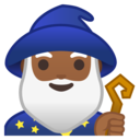 Android Oreo; U+1F9D9 U+1F3FE U+200D U+2642 U+FE0F; Magicien: Peau 4 Emoji