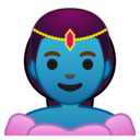 Android Oreo; U+1F9DE U+200D U+2640 U+FE0F; Femme Génie Emoji