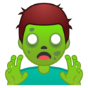 Android Oreo; U+1F9DF U+200D U+2642 U+FE0F; Homme Zombie Emoji