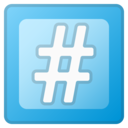 Android Oreo; U+0023 U+FE0F U+20E3; Number Sign, Hashtag Emoji