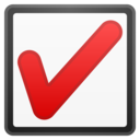 Android Oreo; U+2611 U+FE0F; Emoji