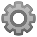 Android Oreo; U+2699 U+FE0F; Emoji