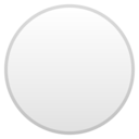 Android Oreo; U+26AA; Emoji