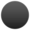 Android Oreo; U+26AB; Emoji