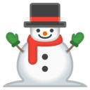 Android Oreo; U+26C4; Emoji